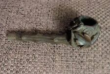 Antique Black Forest Smoking Pipe Carved Wood Bark Foliate