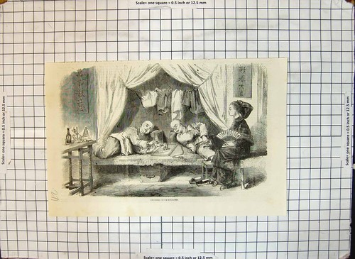 Original old antique - antique, print