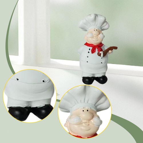 Resin chef figurine - resin,