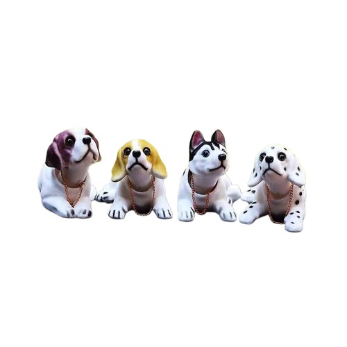 Cute wobble head dog car - wobble,