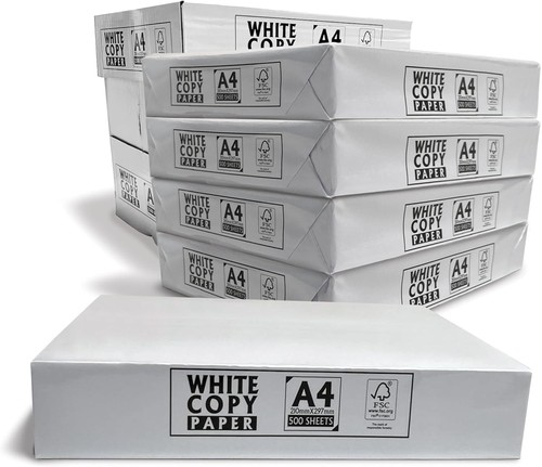 White paper printer copier - a4,