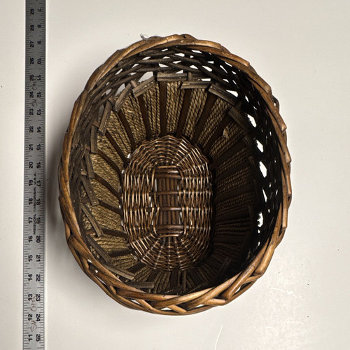 Oval wicker rattan decorative - oval,