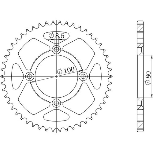 Steel crown p428 z50 - -,