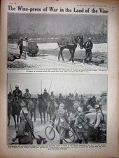 Original Old Antique Print 1916 Ww1 Argonne Railway Truck Horse Champagne Army