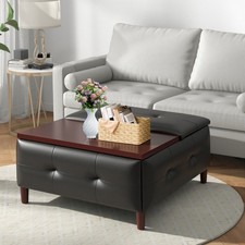 Large Square Storage Ottoman