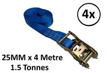 4 x 25mm x 4 Metre x 1.5 Ton