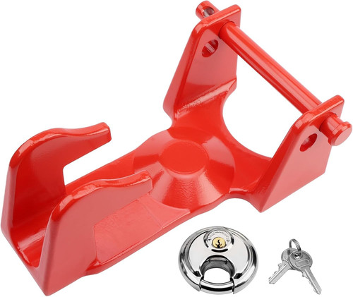 Gooseneck trailer hitch lock - gooseneck,