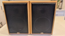 TDL Nucleus 2 Bi-Wire 2-Way Stereo Bookshelf Speakers 20-100w 4-8 Ohm w/ Grills