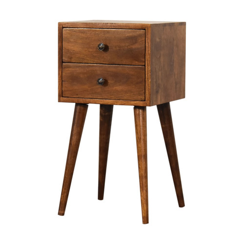 Bedside table solid mango wood - solid,