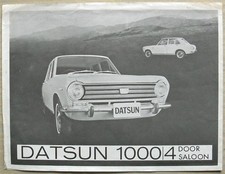 DATSUN 1000 4 DOOR SEDAN Sales