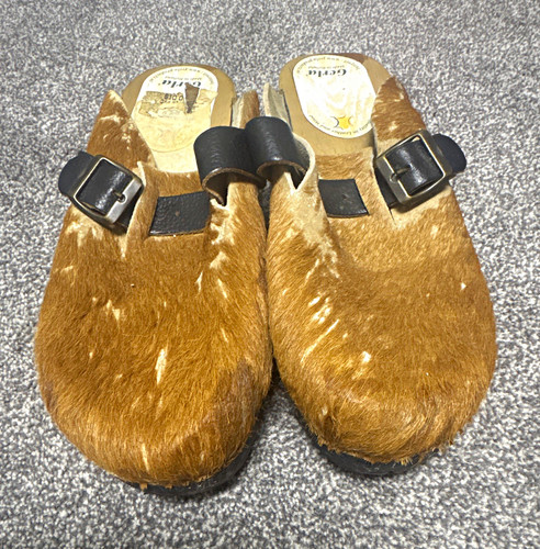 Gerla cowhide hair wooden - cowhide, hair-on