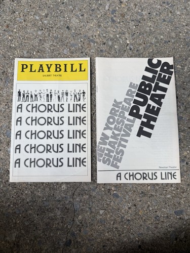 1975 chorus line program - chorus, 2