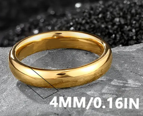Size men 4mm gold - size,
