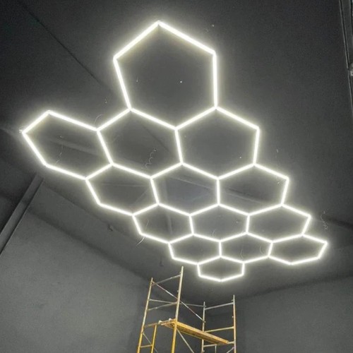 Hex hexagon garage - hexagon, light