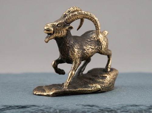 Mountain goat brass - mountain,