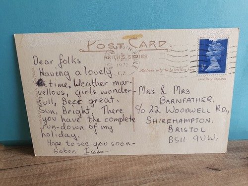 Genealogy postcard mrs - ,