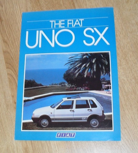 Fiat uno brochure 1985 - fiat,