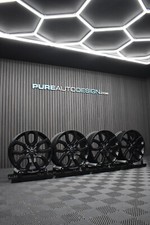 Genuine 22" Range Rover Sport 5004 Alloy Wheels REFURBISHED SATIN BLACK x 4