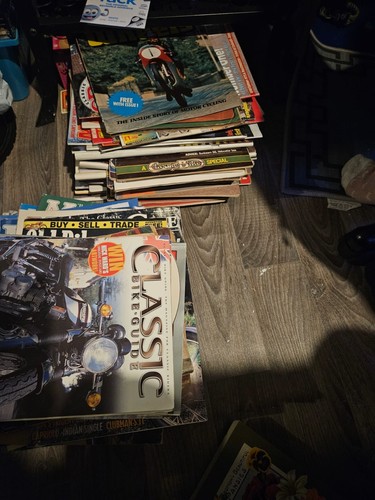 Bundle old motorcycle - a,