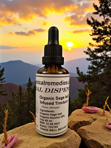 Organic sage tincture - organic,