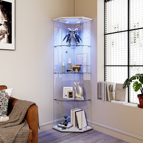 Corner glass display cabinet - corner,