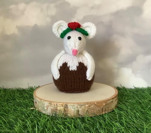Mouse christmas pudding - christmas,