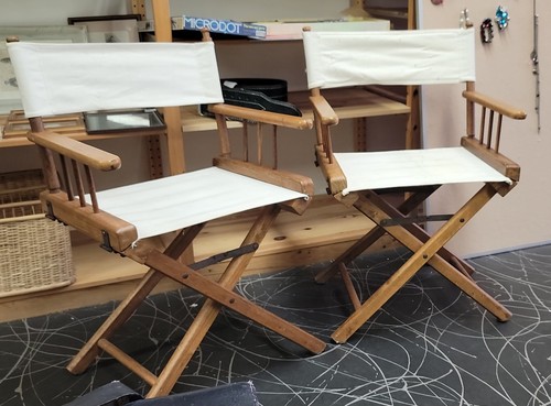 Vintage solid wood folding - 2,
