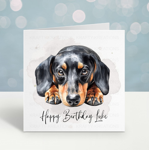 Personalised dachshund - personalised,