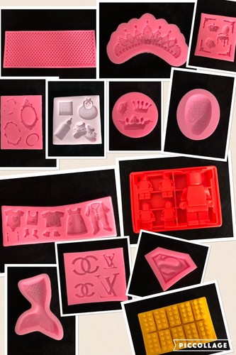Assorted silicone fondant