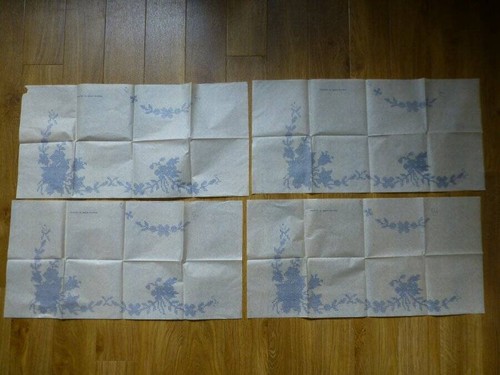 Vtg lot cross stitch - stitch, floral