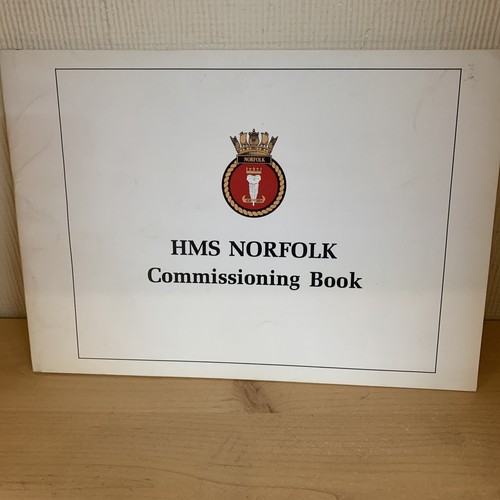 Hms norfolk commissioning book - hms,