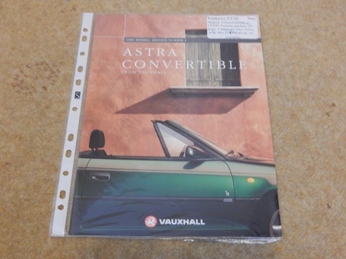 Vauxhall astra convertible - vauxhall,