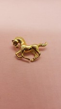 VINTAGE GOLD TONE rhinestones