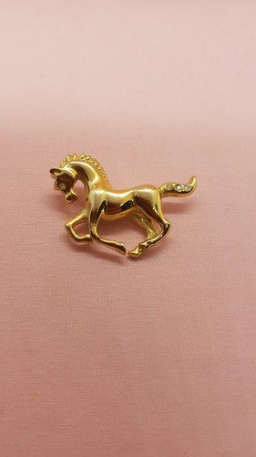 Vintage gold tone rhinestones - vintage,