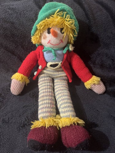 Handknitted scarecrow soft - , toy