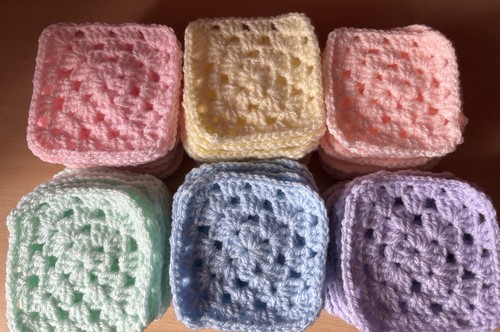 Rainbow pastel colours - x,