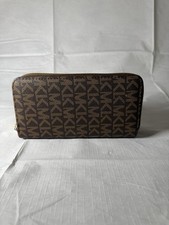 MK Brown Double Zip Purse