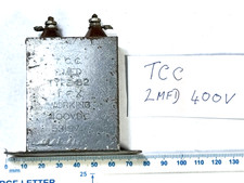 TCC Paper in Oil Capacitor   2 Mfd  400V