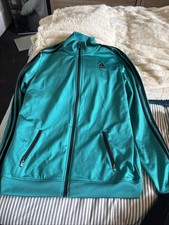 Adidas Turquoise Zip Up Hoddie