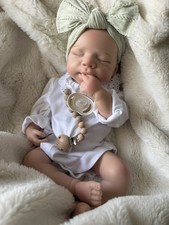 New 100% Full Silicone Reborn Doll - Weighted Newborn Girl - Soft - Flexi - 