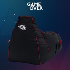 Game Over Red Gaming Bean Bag