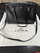 Coach Black Pebbled Leather Bag