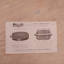 Original phillips cycle pedal - cycle,
