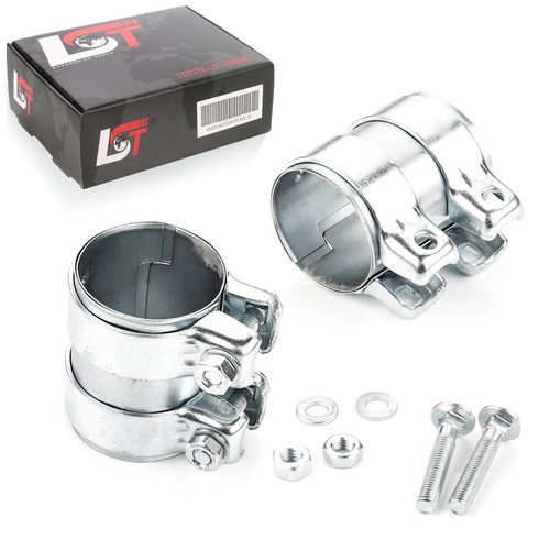 Pipe double clamp - 2x,