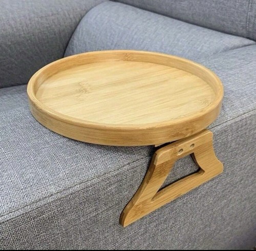 Wooden sofa arm - sofa, tray