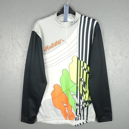 Vintage cycling jersey zip - cycling,