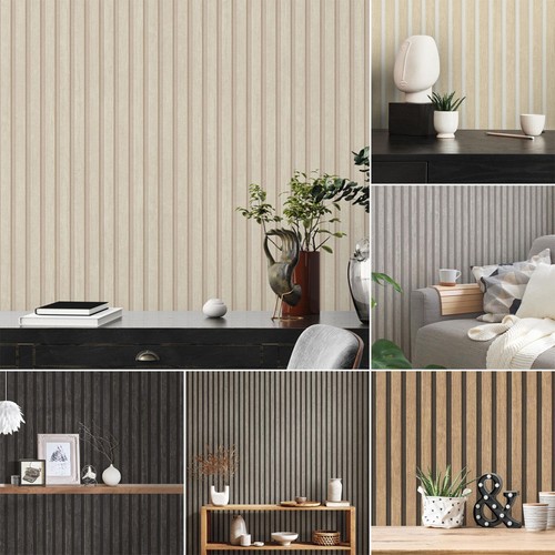 Realistic wood slats wallpaper - realistic,