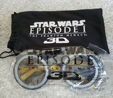 Star Wars Episode 1 3D Glasses - Phantom Menace - Pod Racer - Collectable