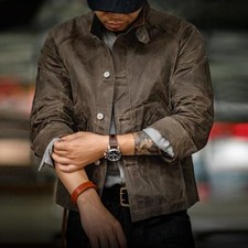 Maden Vintage Stand Collar Oil