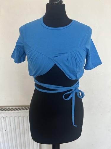 Blue crop top size 6 - size,